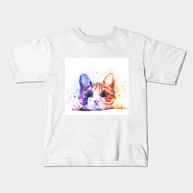 Kitty Kids T-Shirt by Liza's Brushes